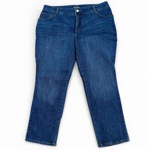 Lee Relax Fit  Jeans Womens Plus Size 20W P Stretch Denim Straight Leg High-Rise